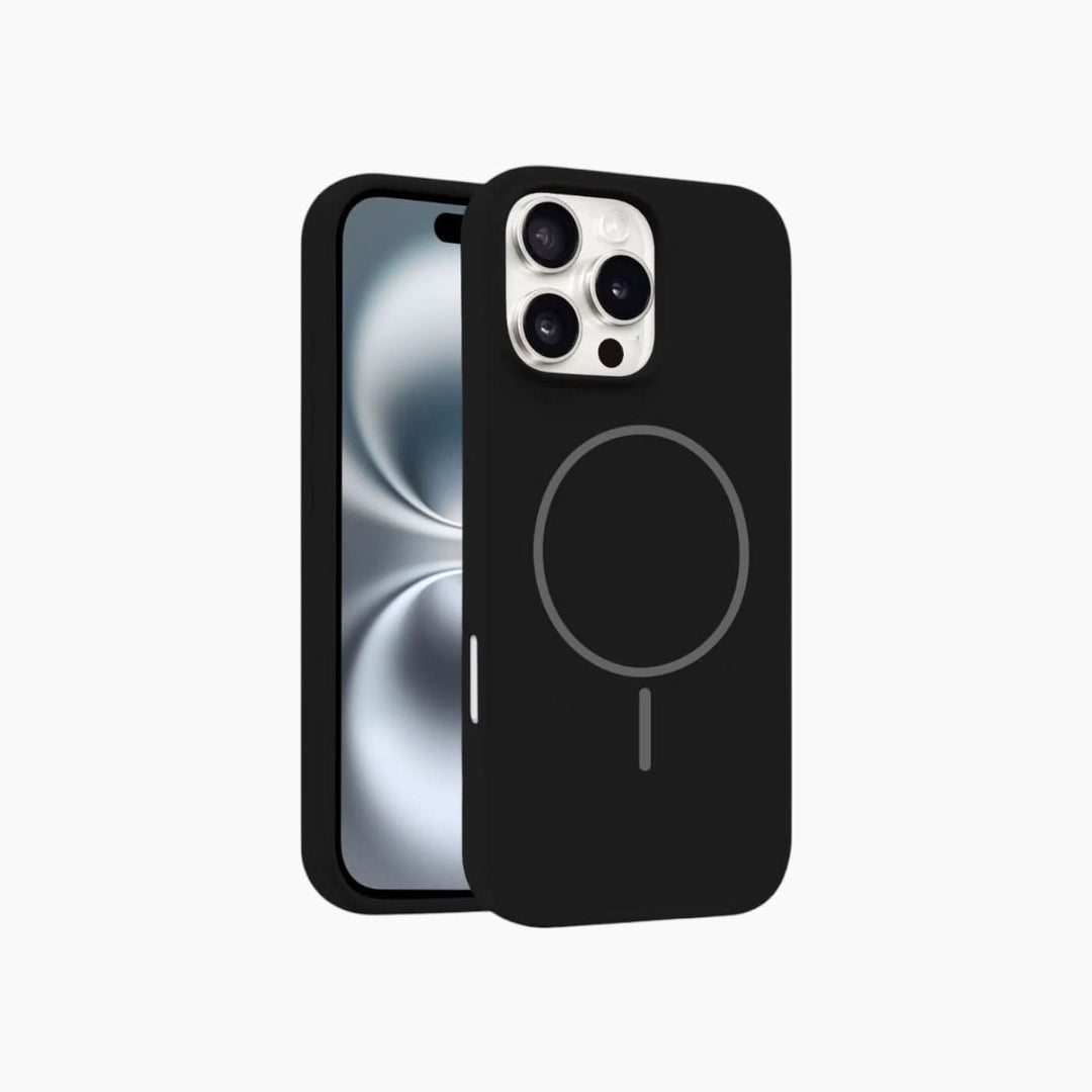 Catchy Jo iPhone Wireless Magnetic Ring Silicone Case
