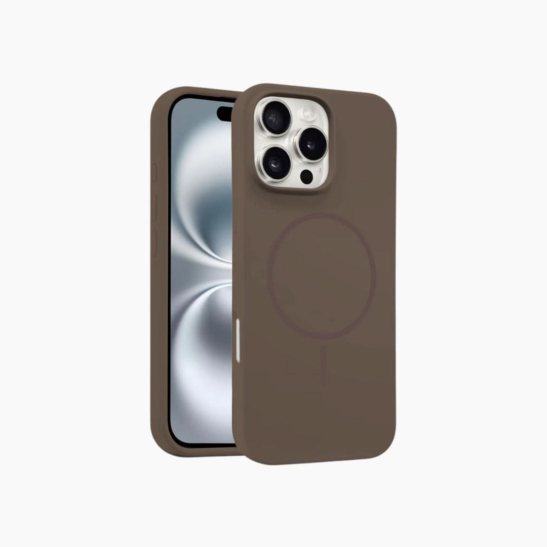 Catchy Jo iPhone Wireless Magnetic Ring Silicone Case
