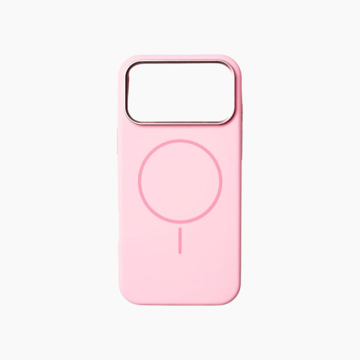 iPhone Silicone MagSafe Slim Case With Metal Camera Frame (2)