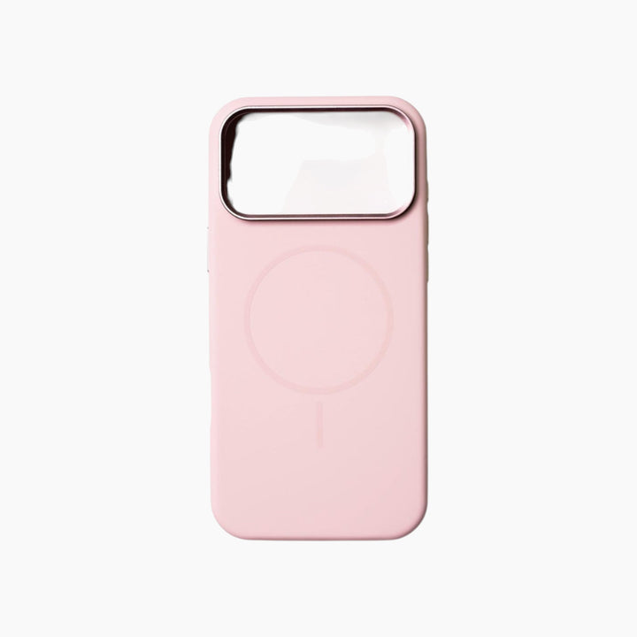 iPhone Silicone MagSafe Slim Case With Metal Camera Frame (2)