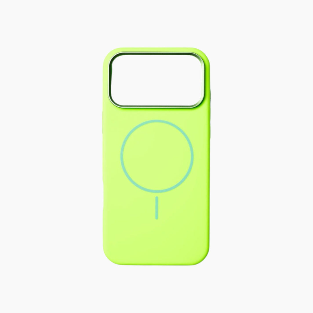 iPhone Silicone MagSafe Slim Case With Metal Camera Frame (2)