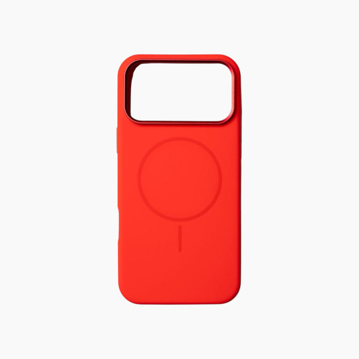 iPhone Silicone MagSafe Slim Case With Metal Camera Frame (2)