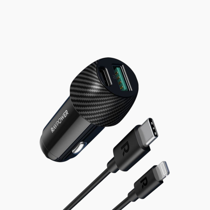 RAVPOWER Car Charger 49W 2 Ports