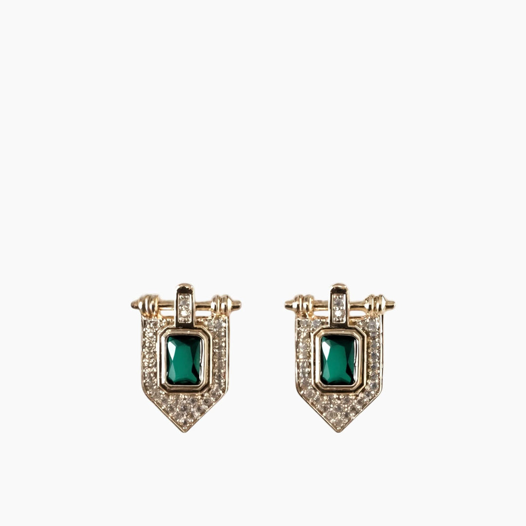 Emerald Whisper Earrings