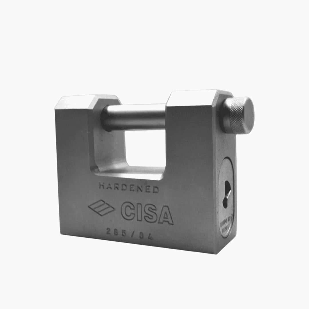 Cisa Heavy-Duty Steel Anti-Theft Commercial Padlock - 72mm
