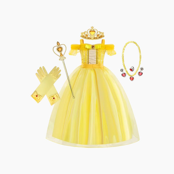 مجموعة زي الأميرة بيل