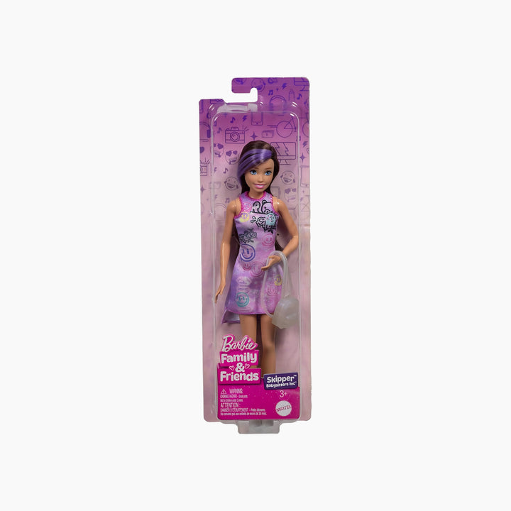 Mattel Barbie Family And Friends Skipper 11" Doll And Backpack Accessory Skipper Babysitters Set