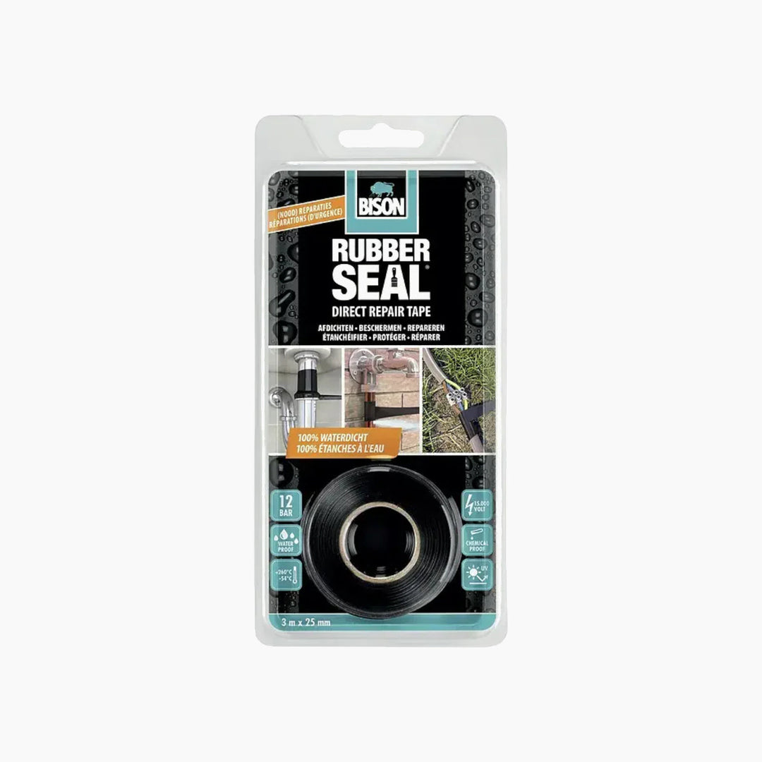 Bison 7.5cm x 5m self-fusing rubber seal tape