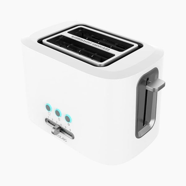 محمصة الخبز العمودية Cecotec Toast Taste 9000 ذات اللون الأبيض المزدوج