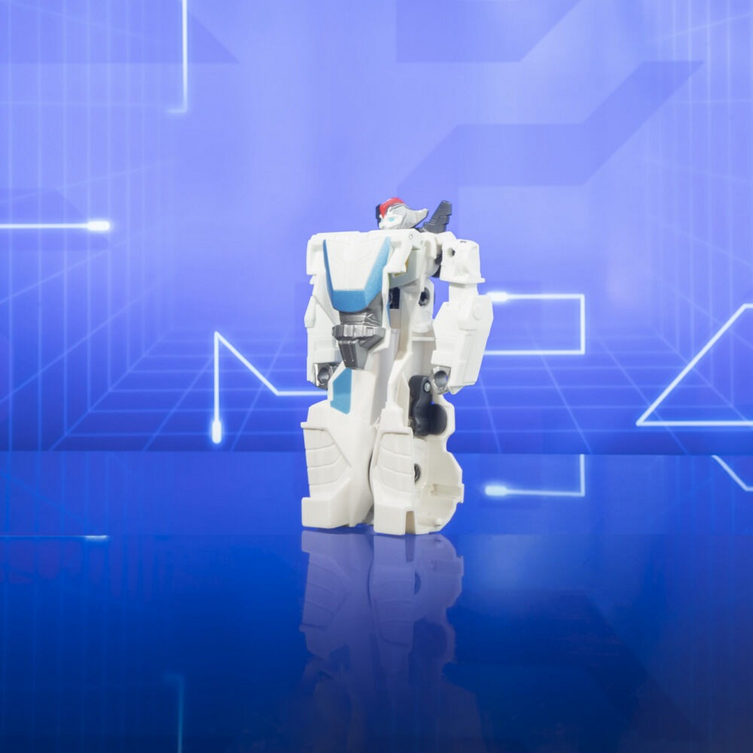 Hasbro Transformers Toys Earthspark 1 Step Flip Changer Wheeljack 4 Inch Action Figure 15x13x5 Cm