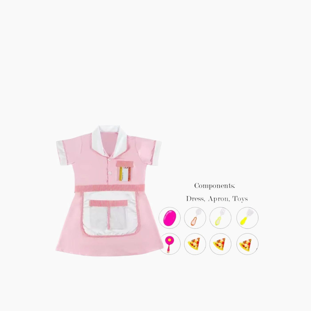 The Source Cook Costume Set in Free Size 110 Cm
