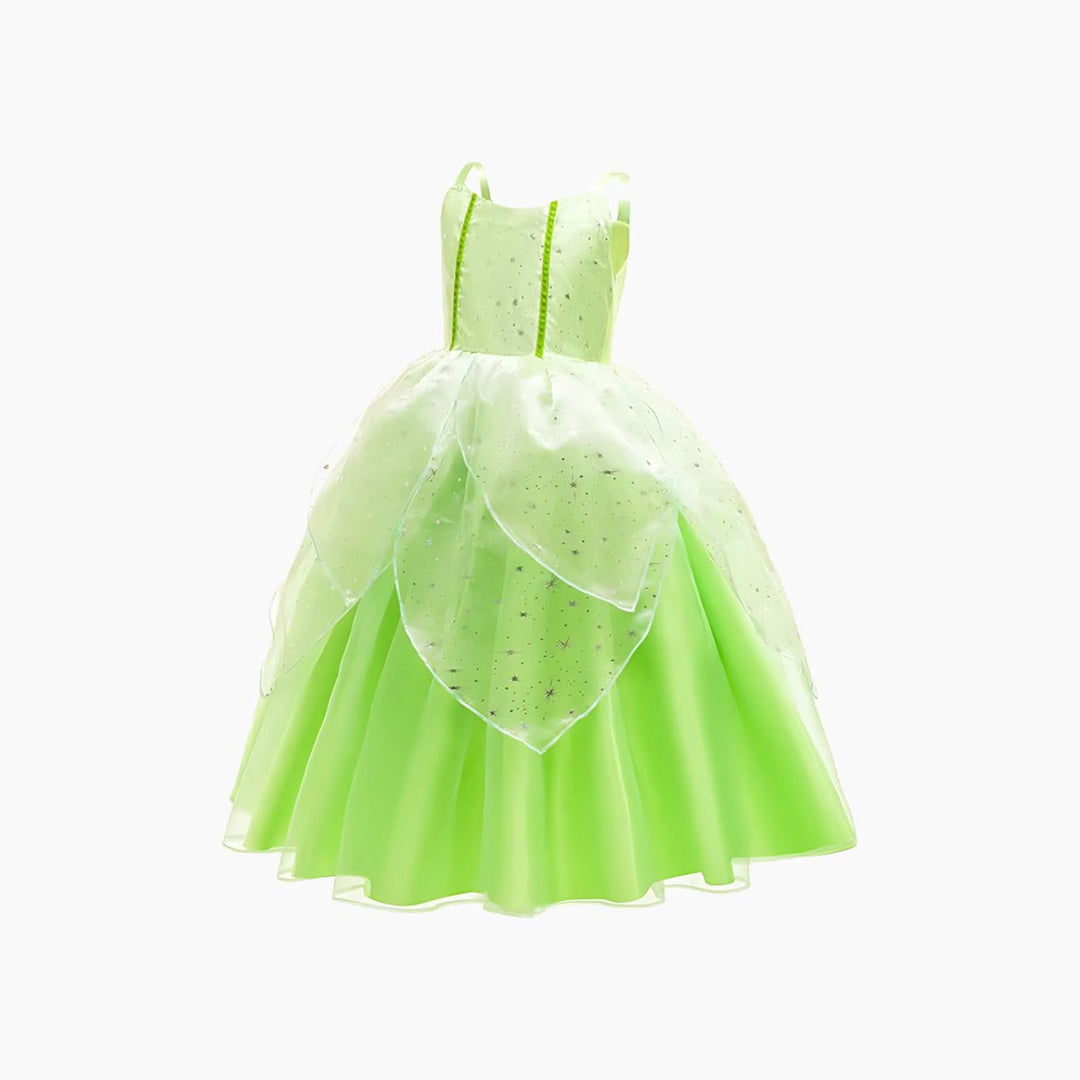 Tinkerbell costume dress with delicate tulle detailing