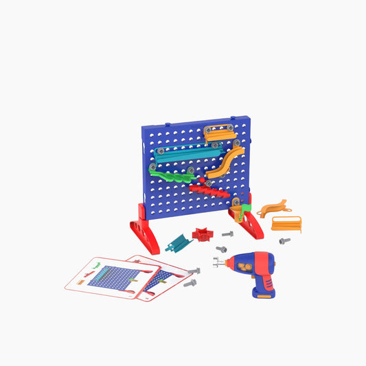 The Learning Resources Educational Insights Design & Drill Marble Maze - Fine Motor Skills Building Toy