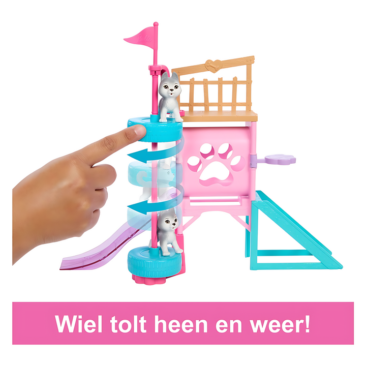 Mattel Barbie And Stacie To The Rescue Puppy Playground Playset