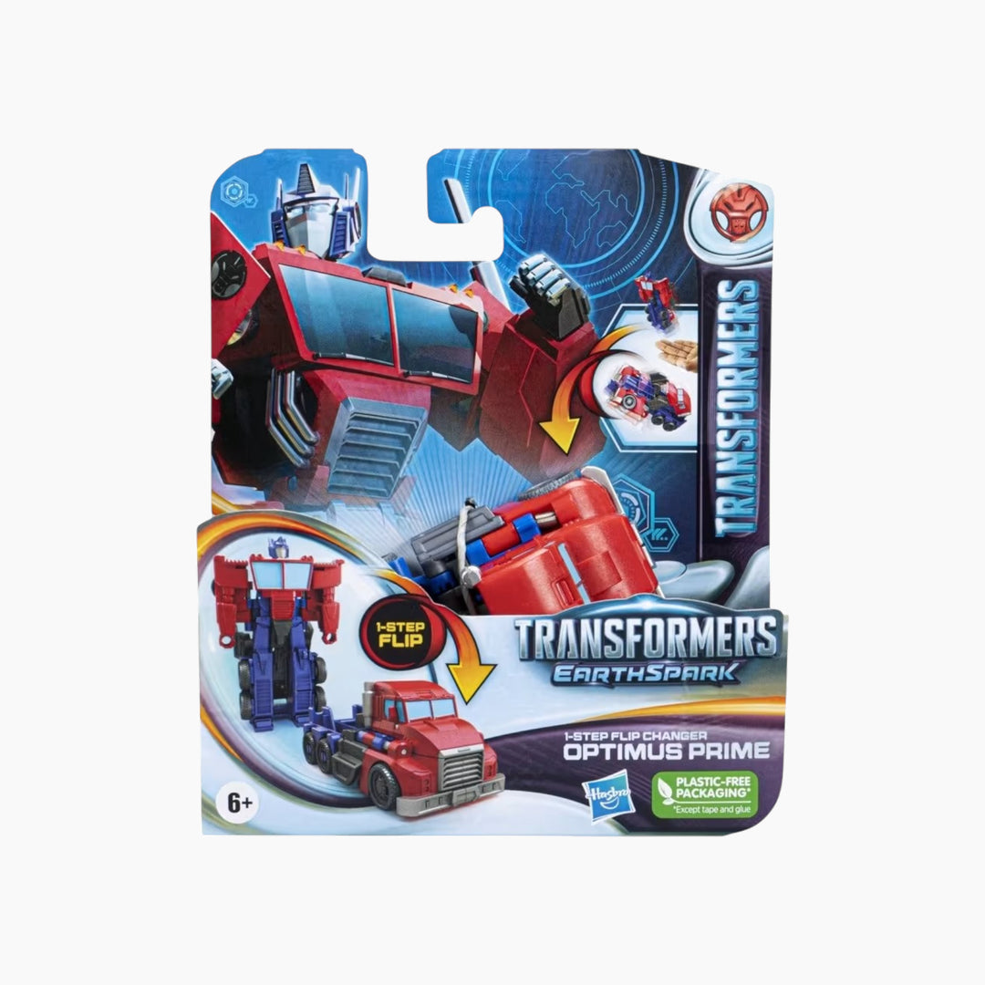 Hasbro Hasbo Transformers Earthspark 1 Step Flip Changer Optimus Prime Action Figure 14x16x5 Cm - HUNA