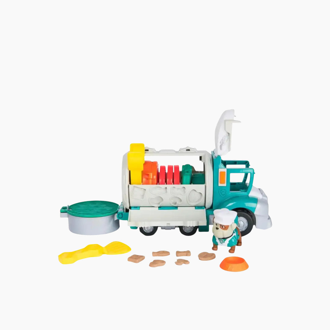 Spin Master Paw Patrol Rubble &amp; Crew Grandpa Gravel Construction Truck With Kinetic Sand And Accessories