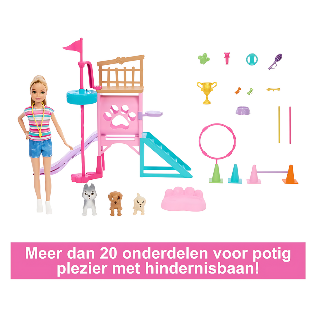 Mattel Barbie And Stacie To The Rescue Puppy Playground Playset
