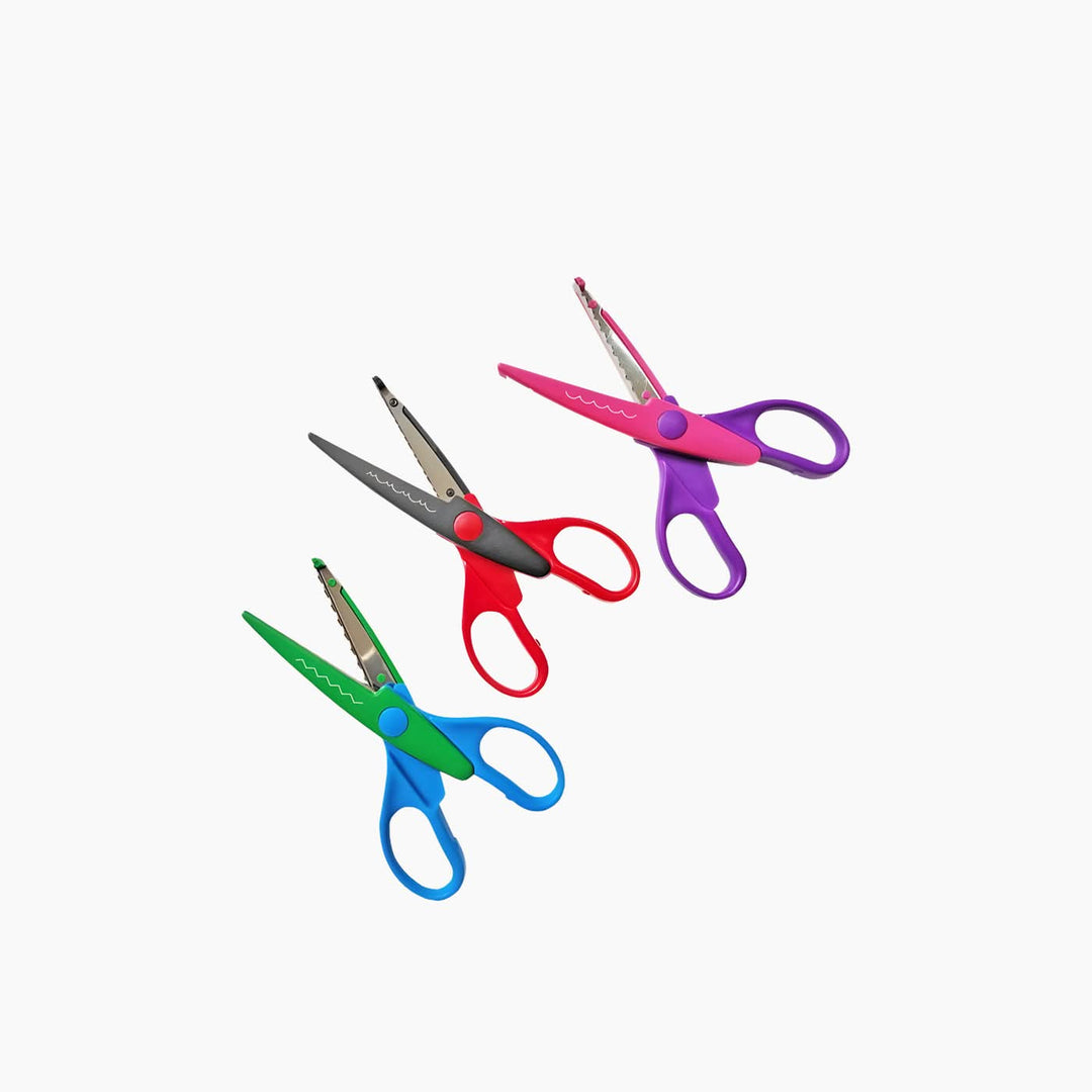 Foska Craft Scissors Set with ergonomic handles and stainless steel blades