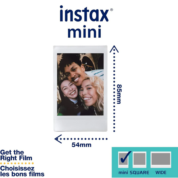FUJIFILM Instax Mini Instant Film 10 Sheets Pack - HUNA