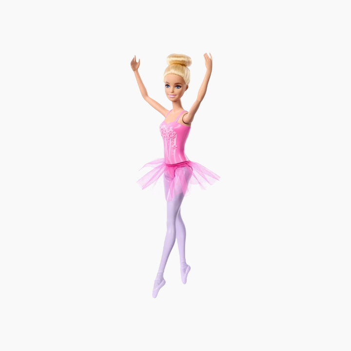 Mattel Barbie Ballerina Doll Blonde Fashion Doll Wearing Purple Removable Tutu Posed With Ballet Arms &amp; “en Pointe” Toe Shoes