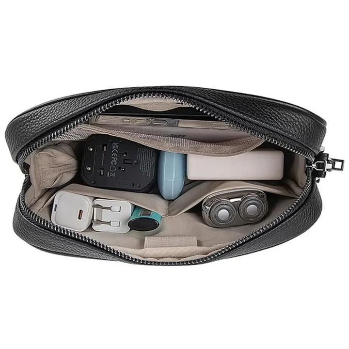 WIWU Master Genuine Leather Fingerprint Lock Pouch