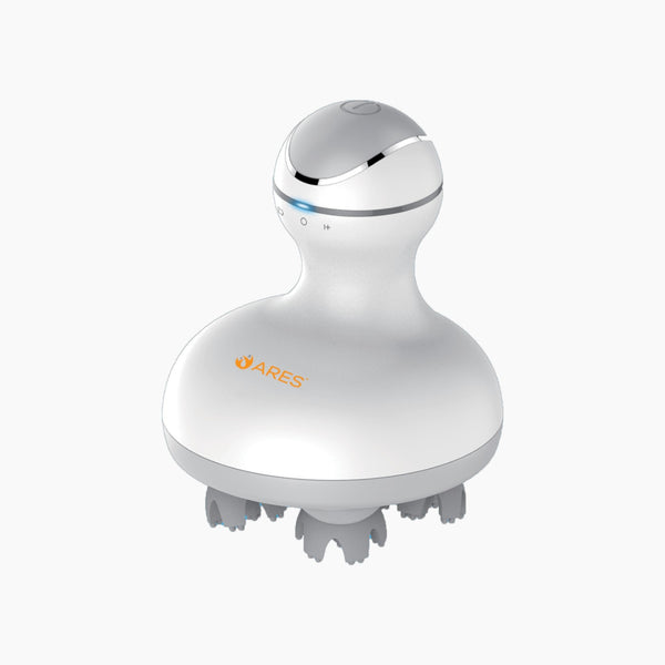 Ares iScalp, Head and Body Portable Waterproof Massager, 4 Heads with 84 Nodes