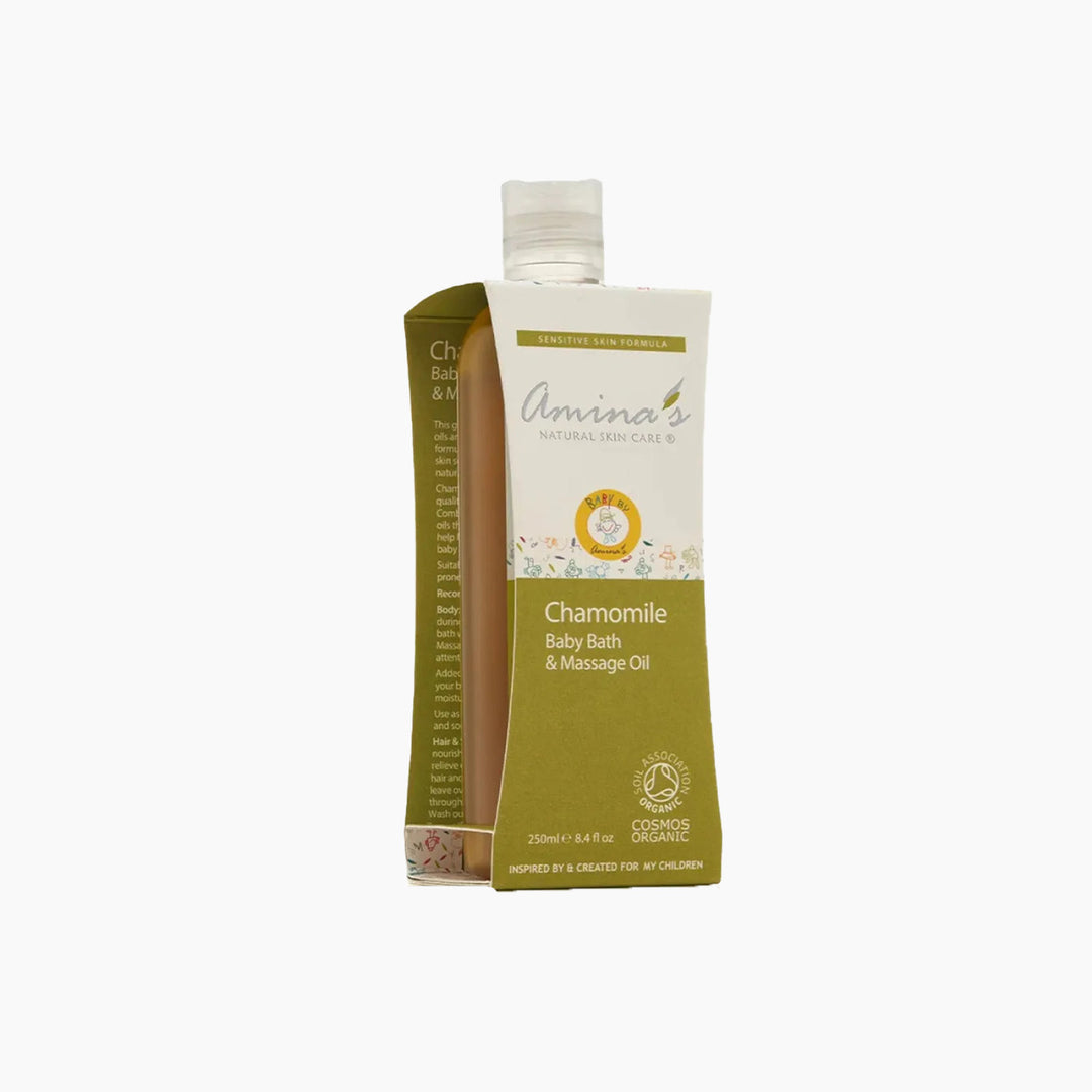 Amina Skin Care Organic Baby Bath &amp; Massage Oil