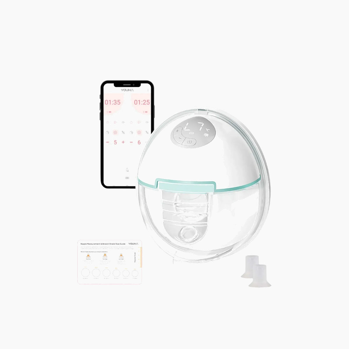 Youha Evera breast pump with 180 ml milk collection cup