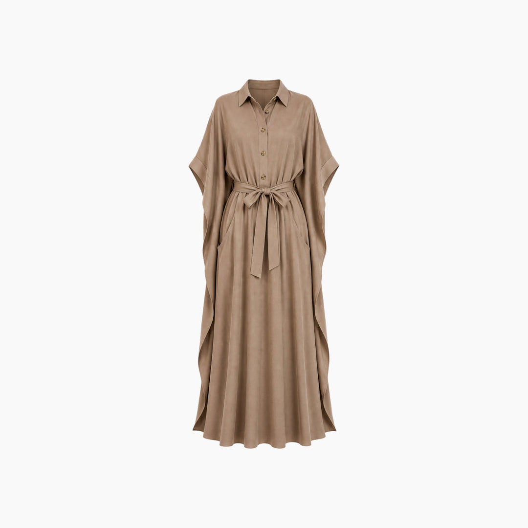 Relaxed Belted Dress