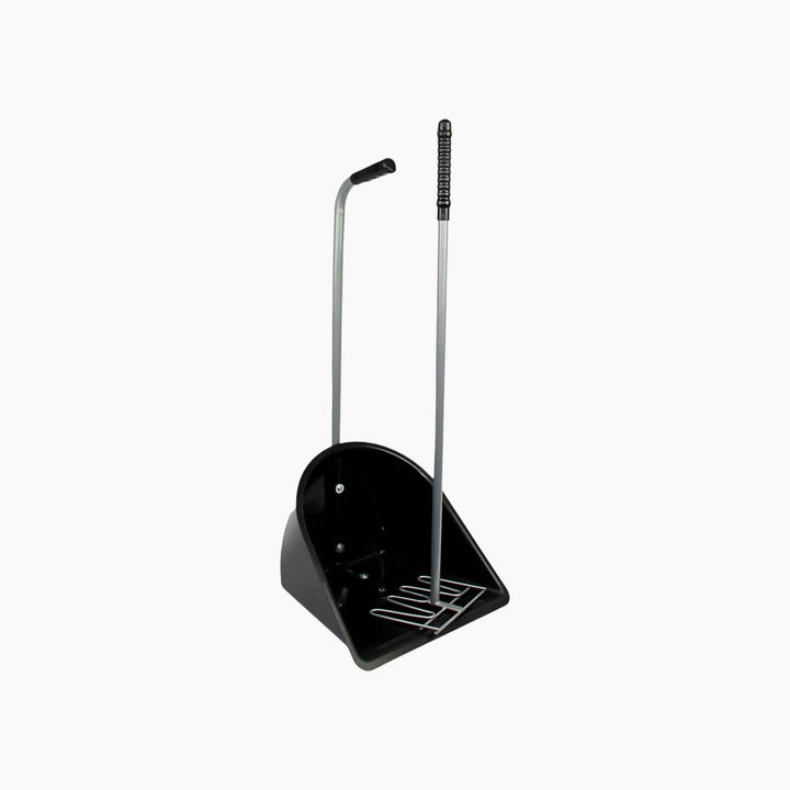 Manure scoop and rake set in blue