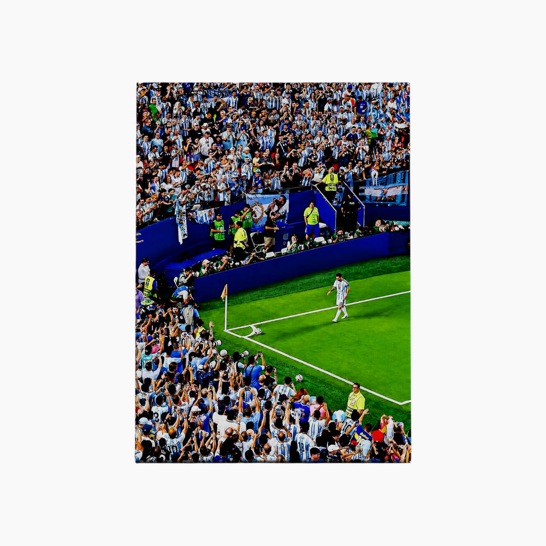 Messi Worldcup 2024 A3 canvas print with UV print