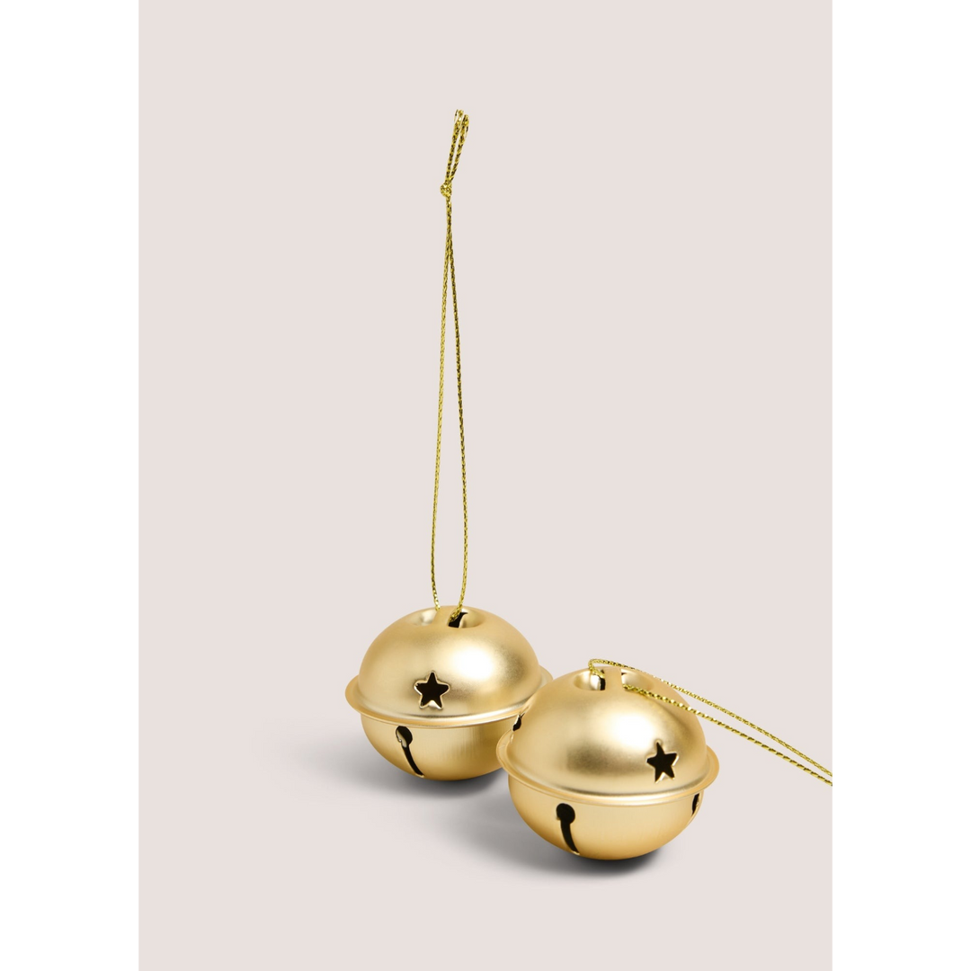 Metal Gold Decorative Bell - 17cm