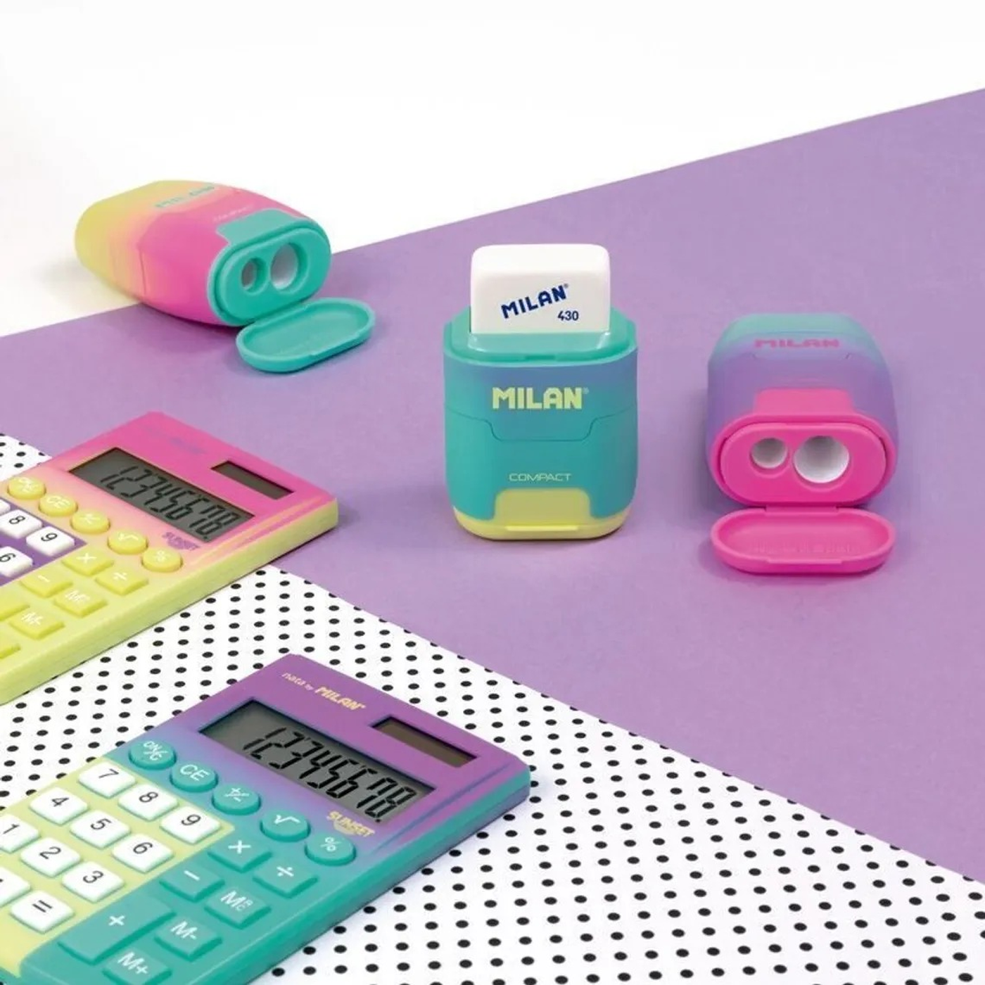 Milan Eraser & Sharpener Milan Eraser & Sharpener