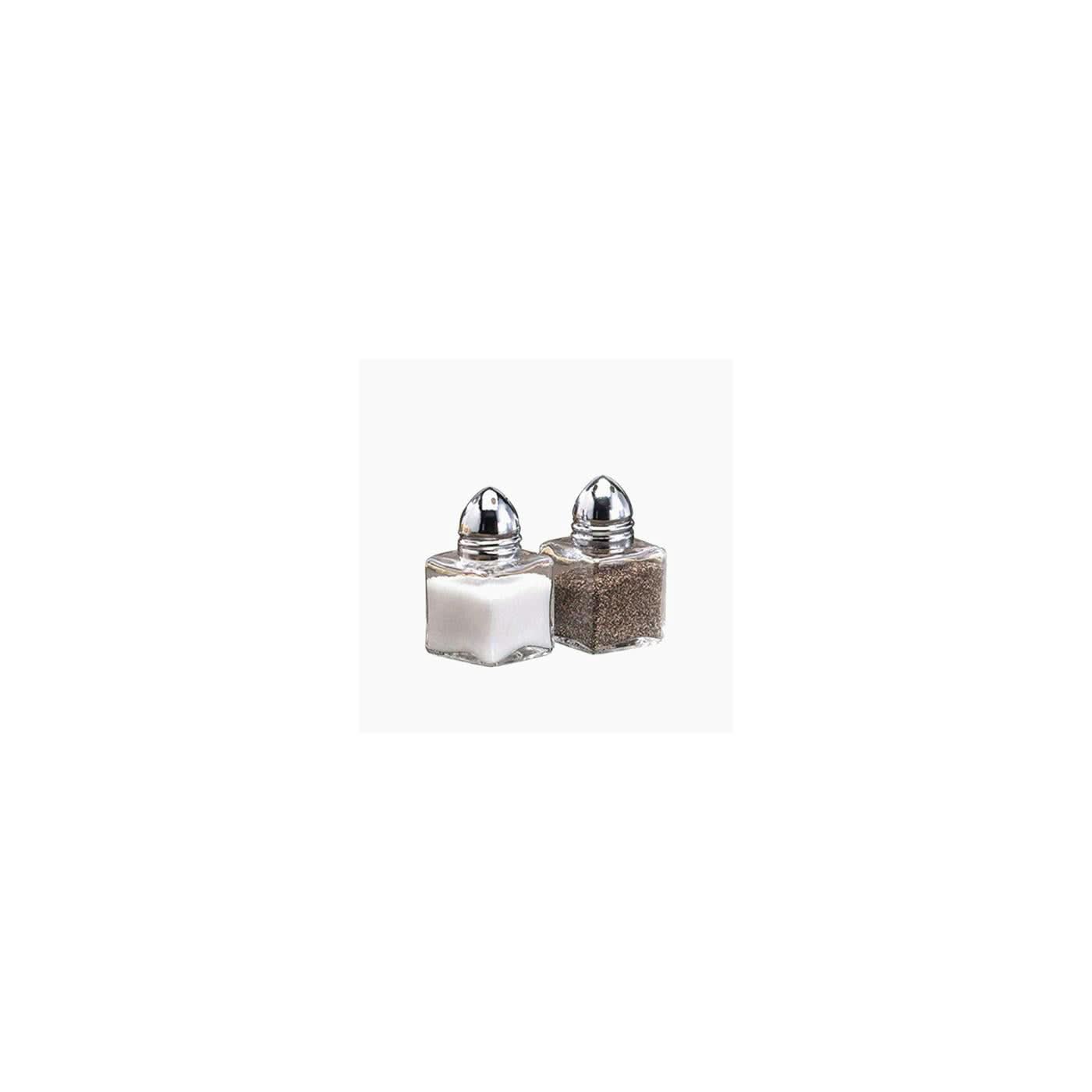 Table Craft Transparent Cube Salt & Pepper Shaker Set Table Craft Transparent Cube Salt & Pepper Shaker Set