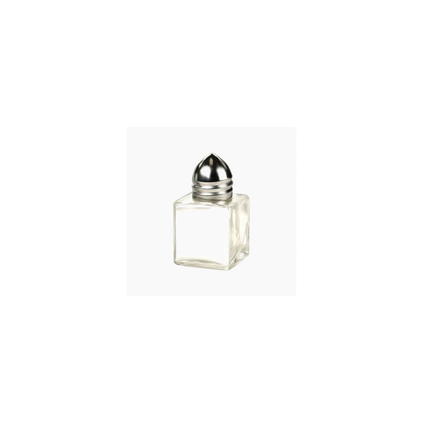 Transparent Cube Salt & Pepper Shaker 14.8ml Set of Pieces