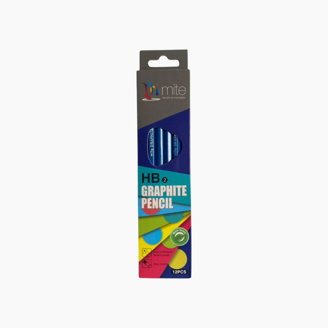 Mite Hb graphite pencils set of 12