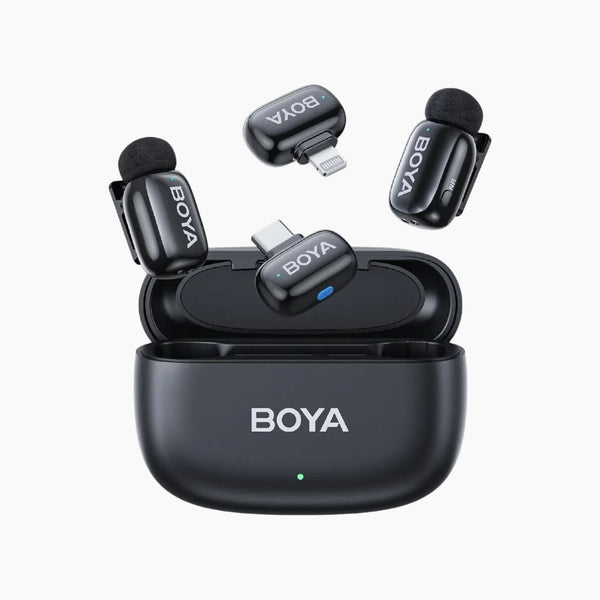 Boya Mini 12 Dual Wireless Microphone with Charging Case