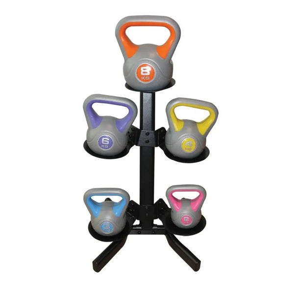 5-Piece Kettle Dumbbell Rack Stand