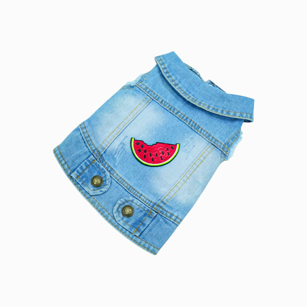 Best Buddies Dog Jeans Jacket - HUNA