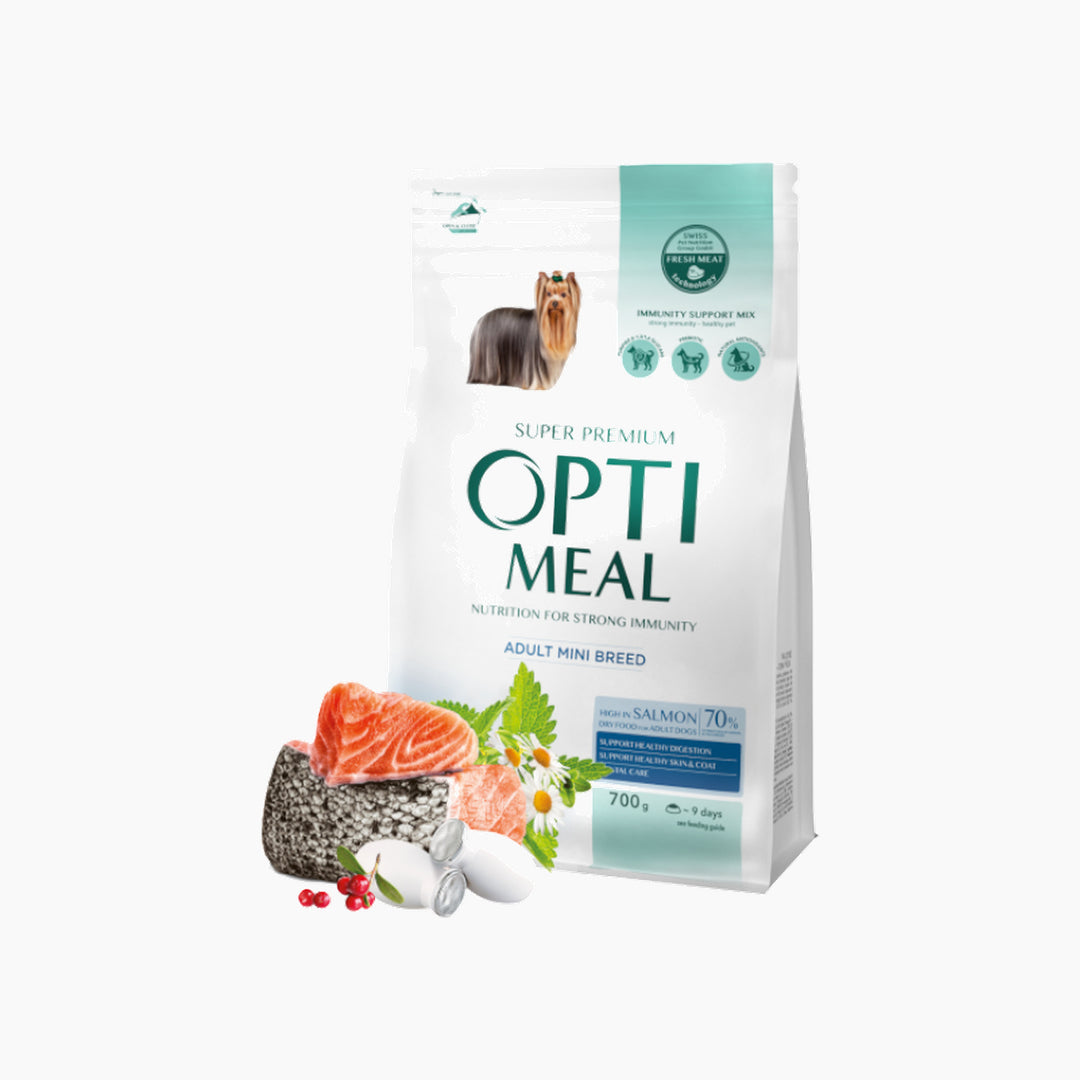 Club4Paws Op Miniature Salmon Dry Food For Adult Dog 700gm
