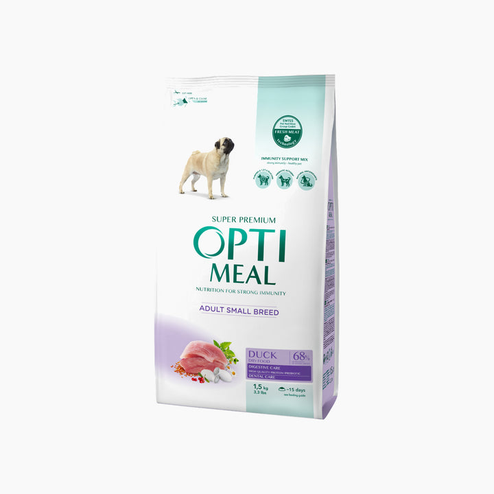Club4Paws Op Small Breeds Duck Dry Food For Adult Dog 1.5kg