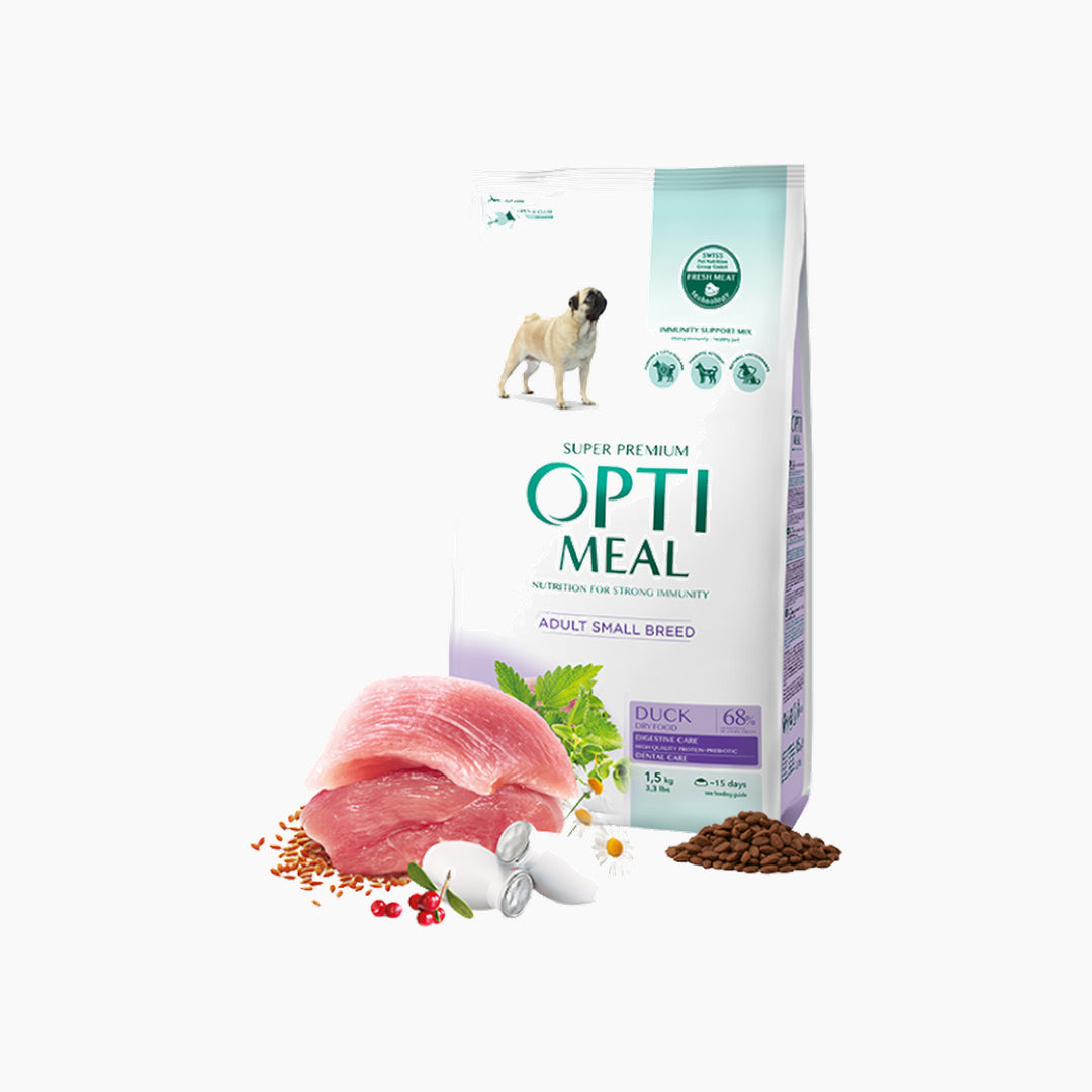 Club4Paws Op Small Breeds Duck Dry Food For Adult Dog 1.5kg