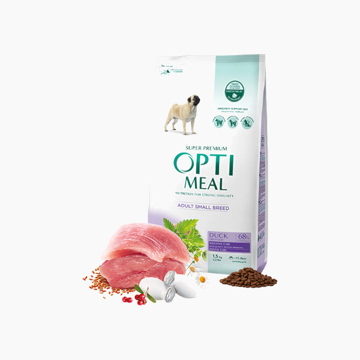 Club4Paws Op Small Breeds Duck Dry Food For Adult Dog 1.5kg