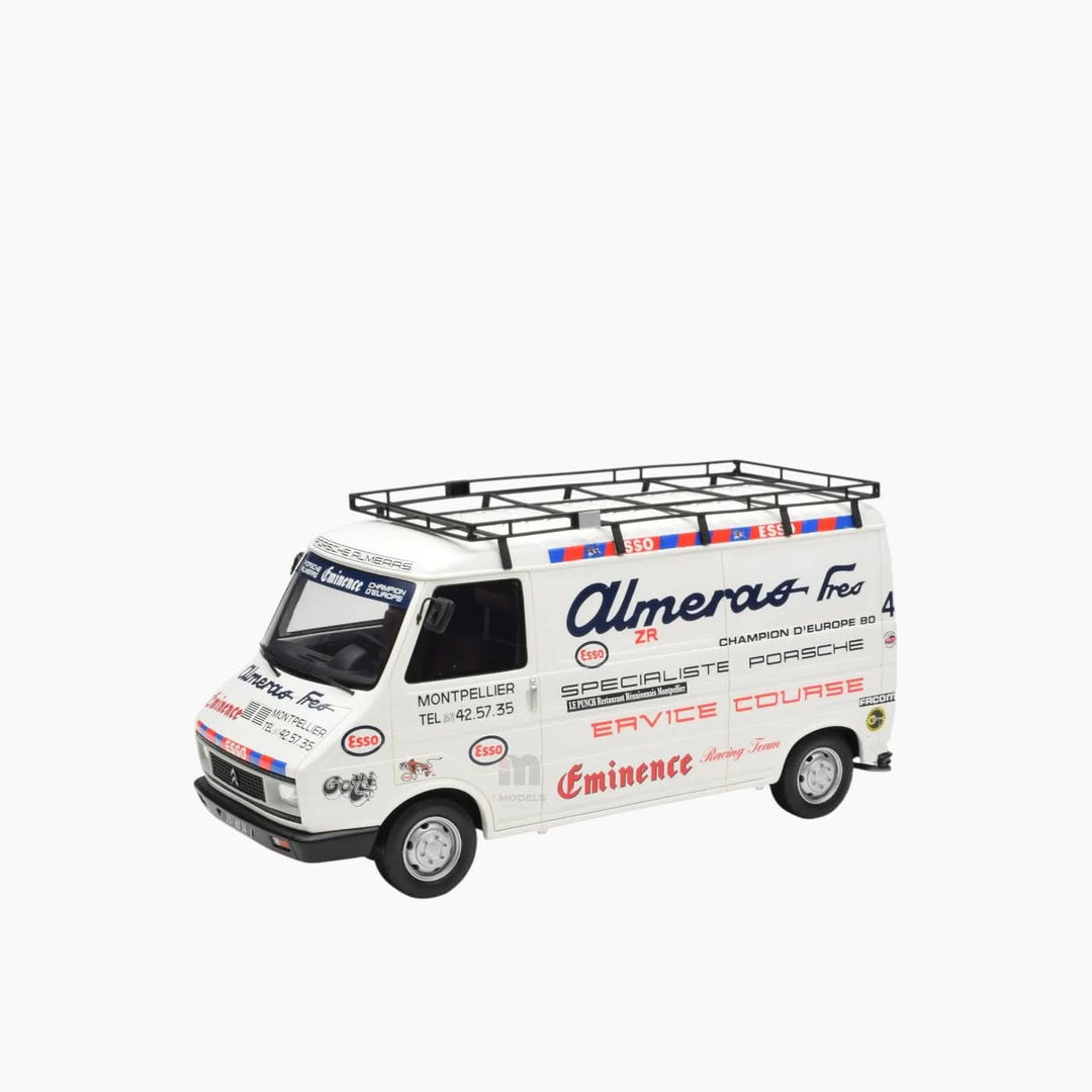 OttoMobile 3-Car Set Rallye Porsche 911 &amp; Citroën C35 with Trailer Model Car Set