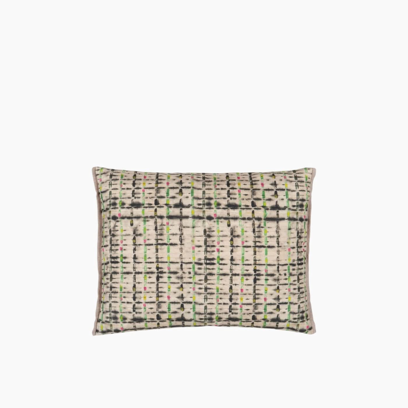 Designers Guild Parquet Batik Forest Cotton Cushion Designers Guild Parquet Batik Forest Cotton Cushion
