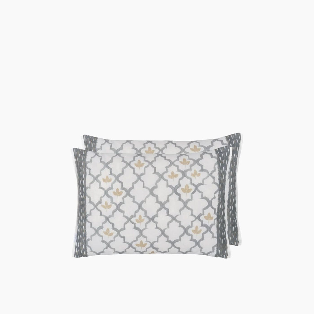 Designers Guild Slate Pergola Trellis Cushion