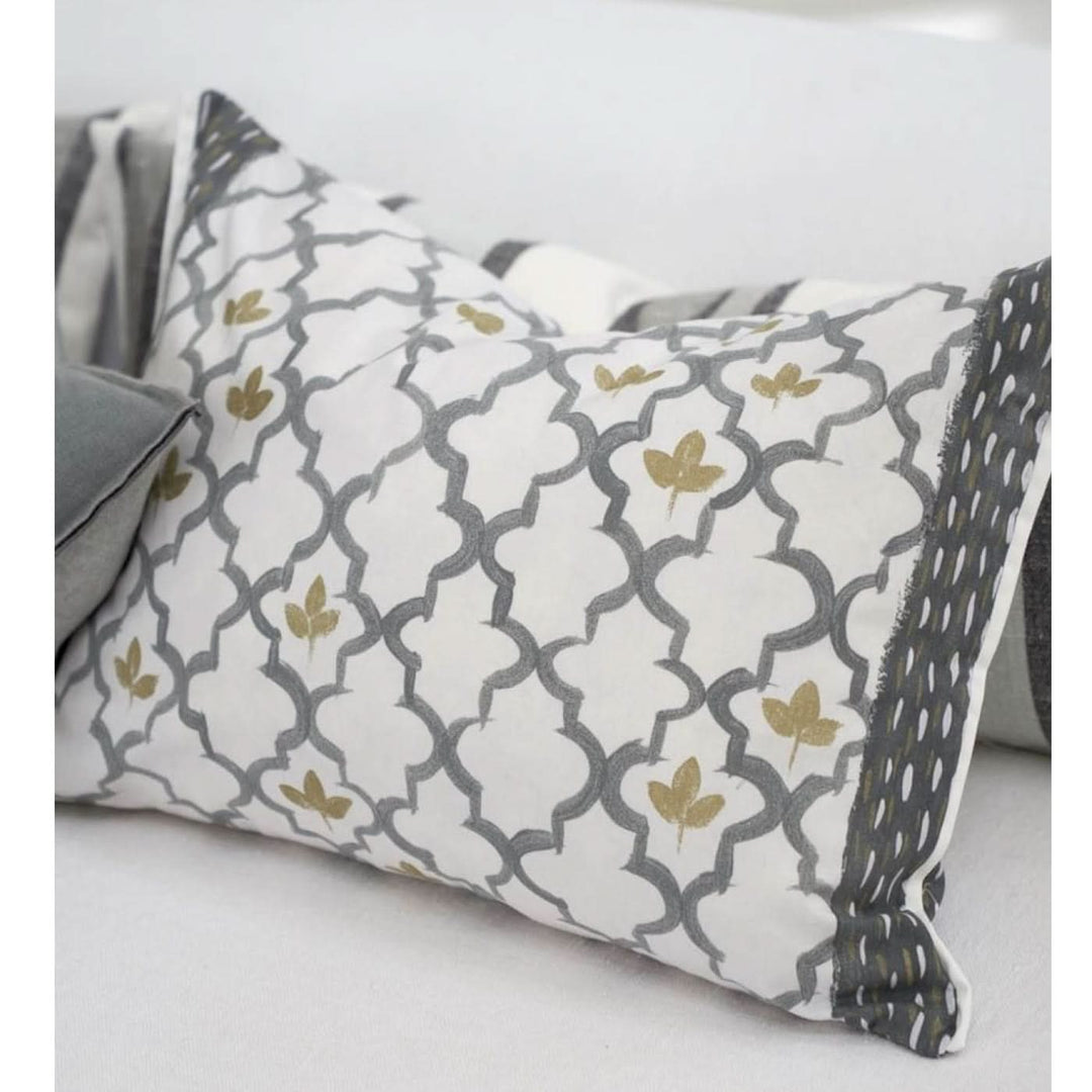 Designers Guild Slate Pergola Trellis Cushion