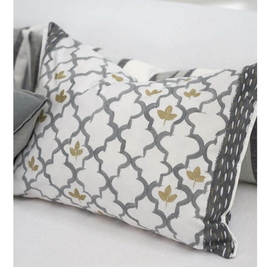 Designers Guild Slate Pergola Trellis Cushion