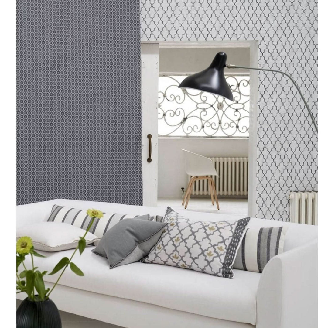 Designers Guild Slate Pergola Trellis Cushion