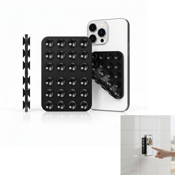 Calevora Wall-Mounted Phone Holder with Strong Suction